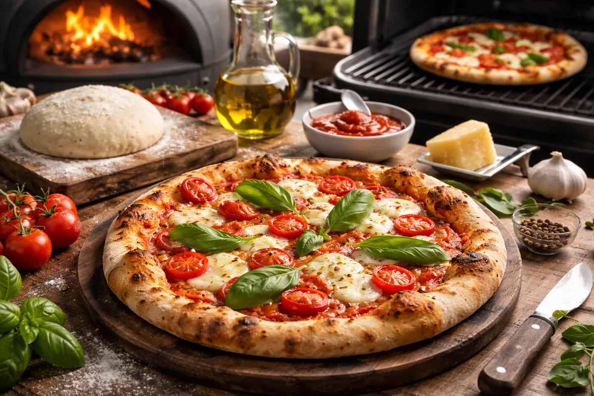 Comment faire une pizza maison avec des techniques de cuisson variées