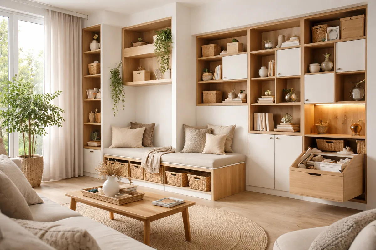 Comment intégrer des solutions de rangement astucieuses dans votre décoration intérieure